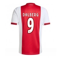 Ajax Kasper Dolberg #9 Koszulka Podstawowa 2025-26 Krótki Rękaw